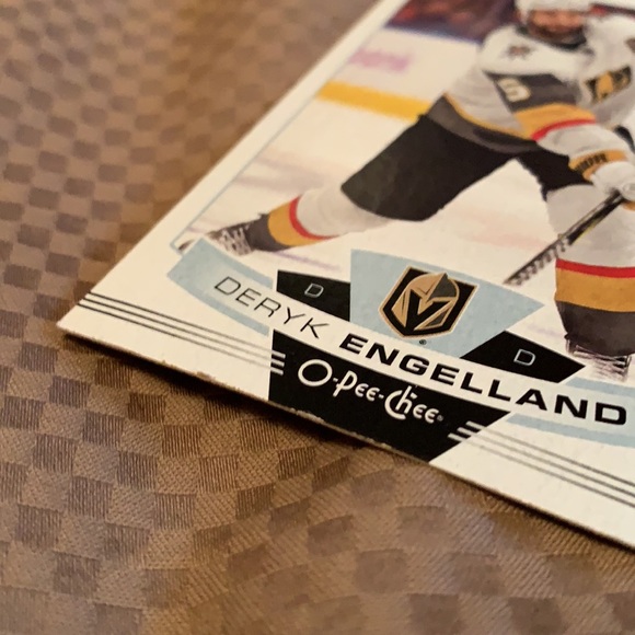 Deryk Engelland O Pee Chee Cardboard Vintage Hockey Card Vegas Golden Knights - Picture 4 of 5